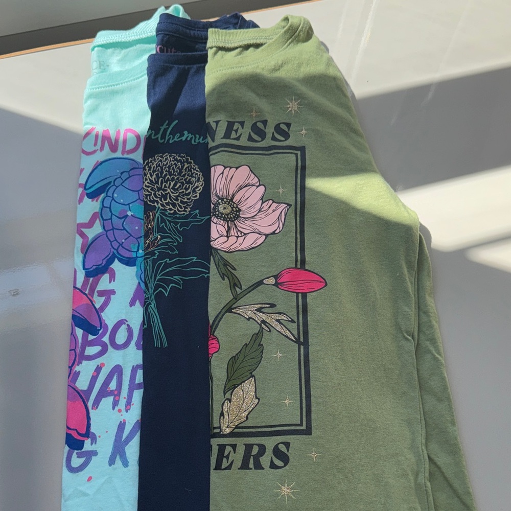 Kids Floral Graphic Tee - Bundle (3)